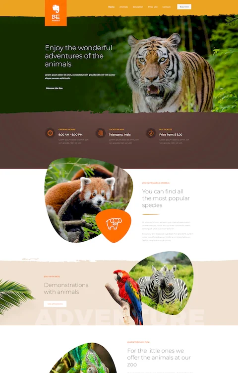 animals 2 eco friendly cheap website design in dubai uae