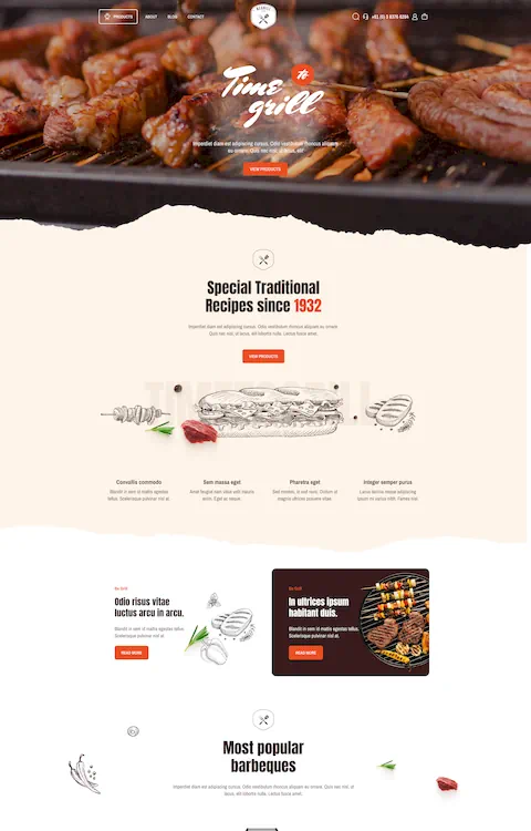 Barbeque eco friendly cheap website design in dubai uae