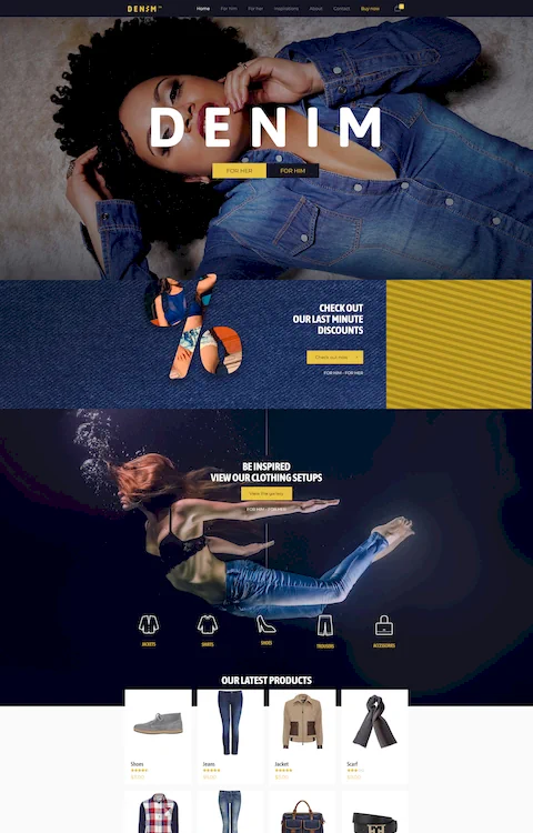 denim eco friendly cheap website design in dubai uae
