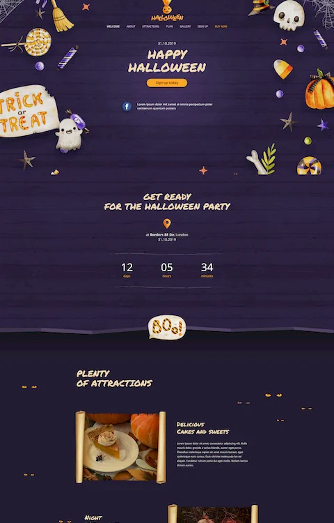 halloween cheap website design in dubai uae