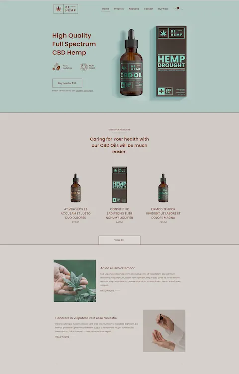 hemp eco friendly cheap website design in dubai uae