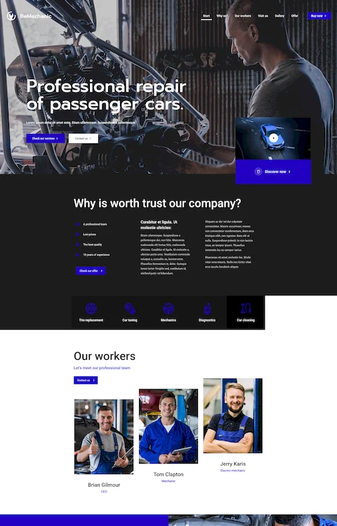 mechanic 5 cheap website design in dubai uae