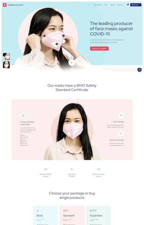 medical shop 2 eco friendly cheap website design in dubai uae