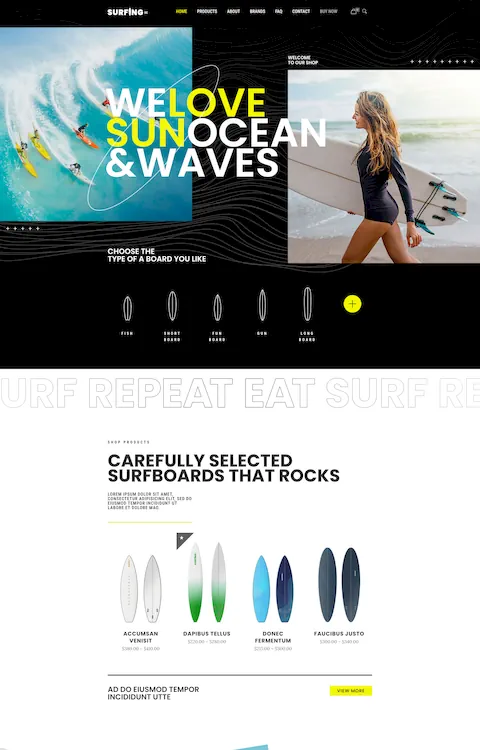 surfing 2 eco friendly cheap website design in dubai uae