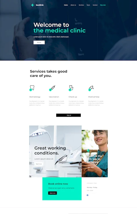 clinic 3 cheap website design in dubai uae