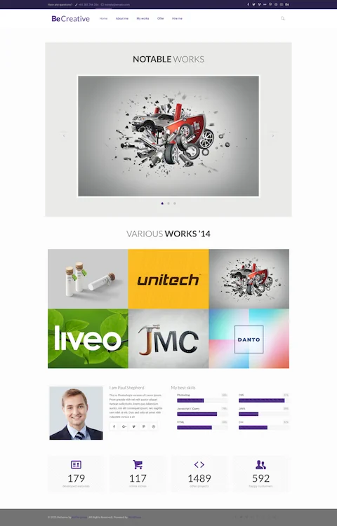 creative cheap website design in