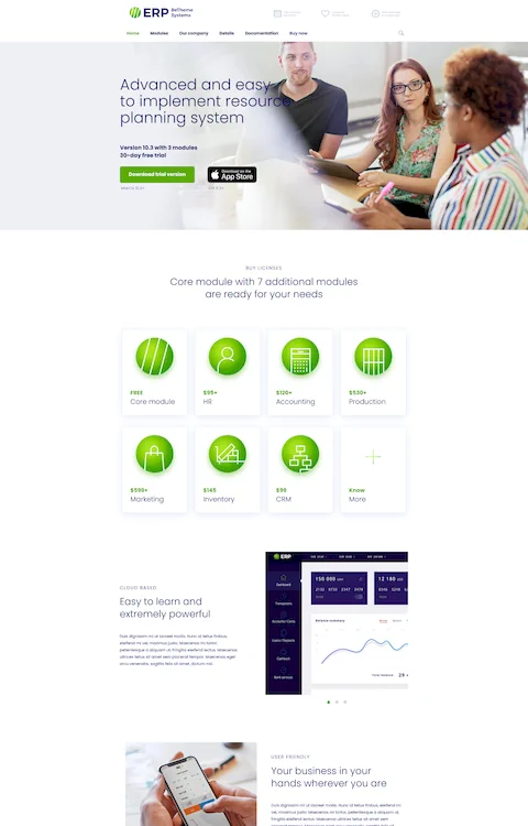 erp cheap website design in dubai uae