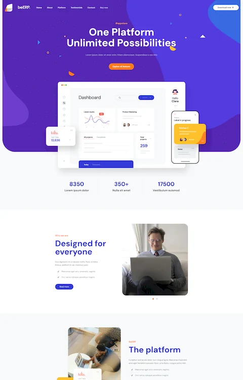 eRP 2 cheap website design in dubai uae