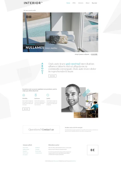 interior 2 cheap website design in