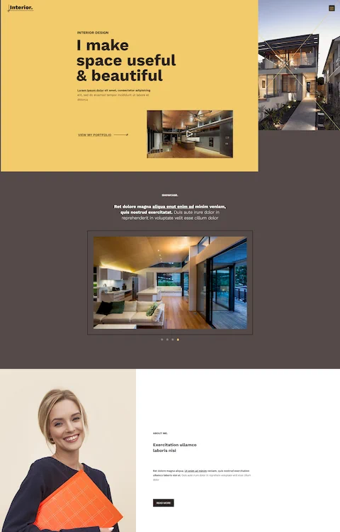 interior 5 cheap website design in