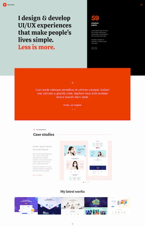 portfolio 2 cheap website design in