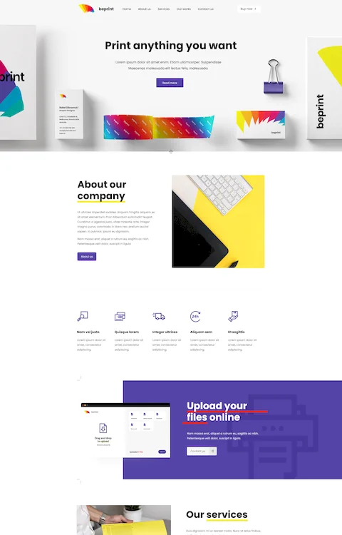 print 3 cheap website design in