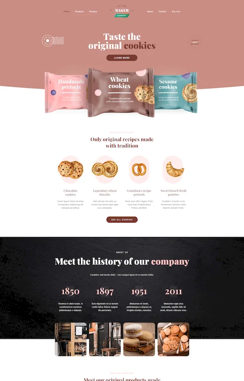 baker 3 cheap website design in