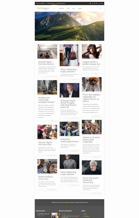 blogger cheap website design in