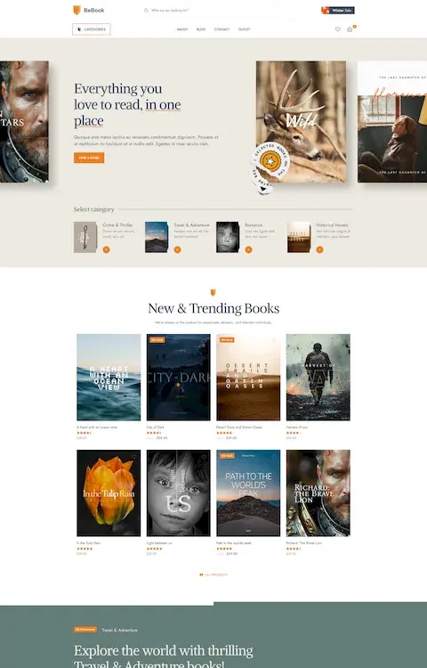 bookstore cheap website design in
