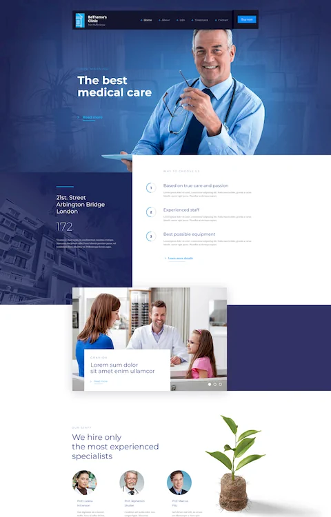 clinic 2 cheap website design in
