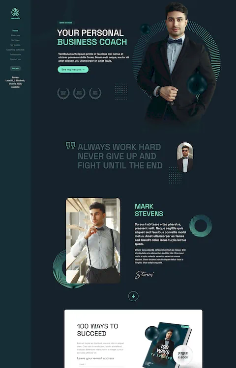 coaching 3 cheap website design in