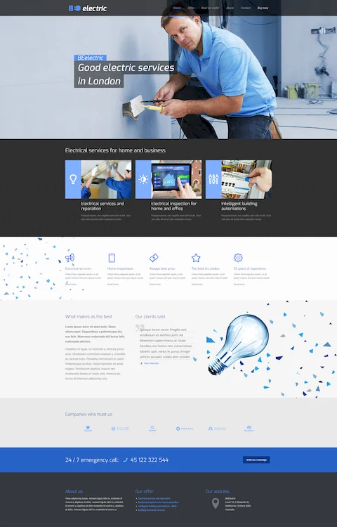 electric cheap website design in