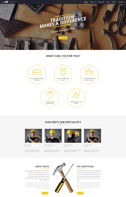 fix cheap website design in