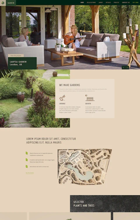 garden 2 cheap website design in