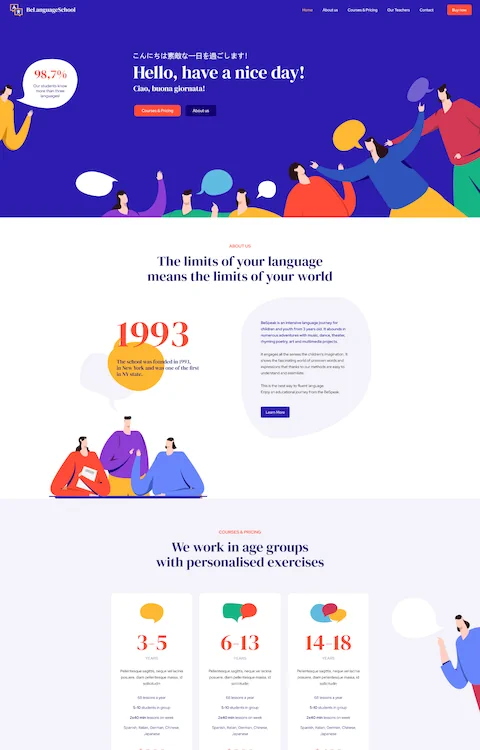 language 3 cheap website design in