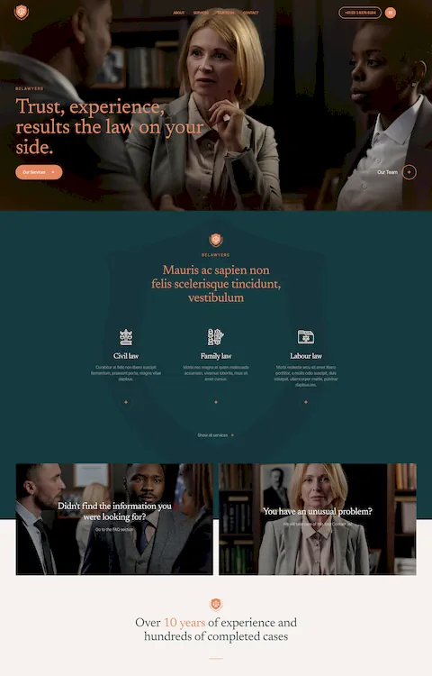 lawyer 6 cheap website design in