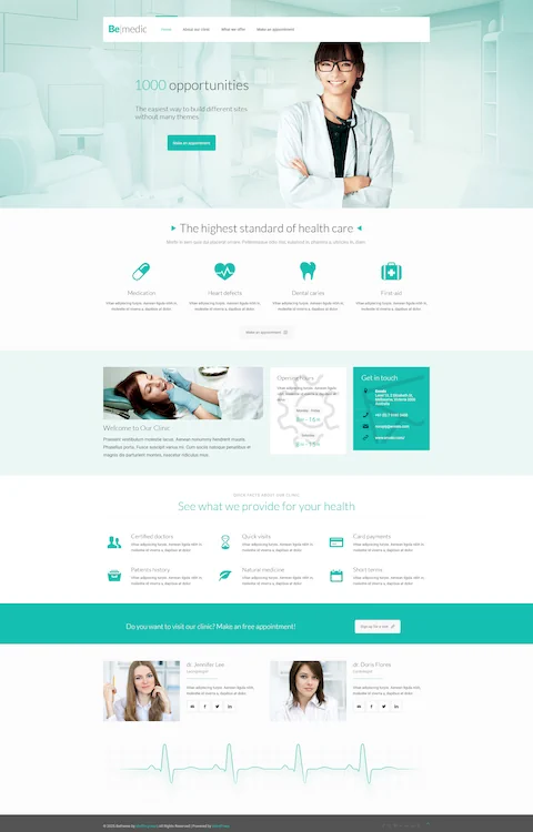 medic cheap website design in