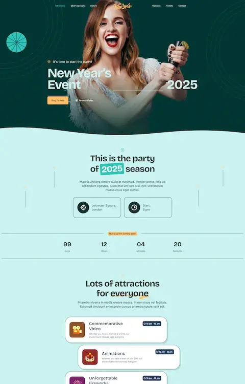 party 6 cheap website design in