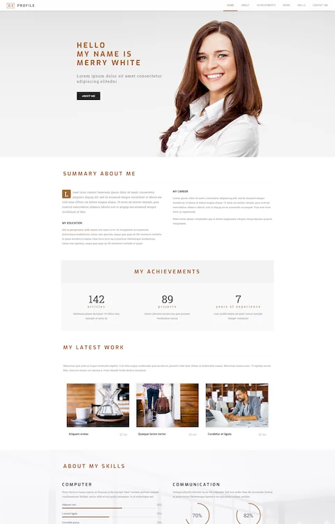 profile cheap website design in