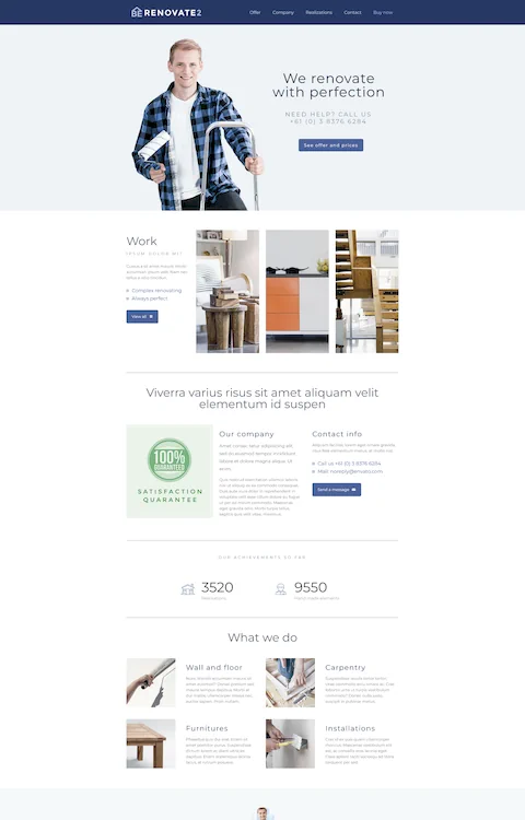 renovate 2 cheap website design in