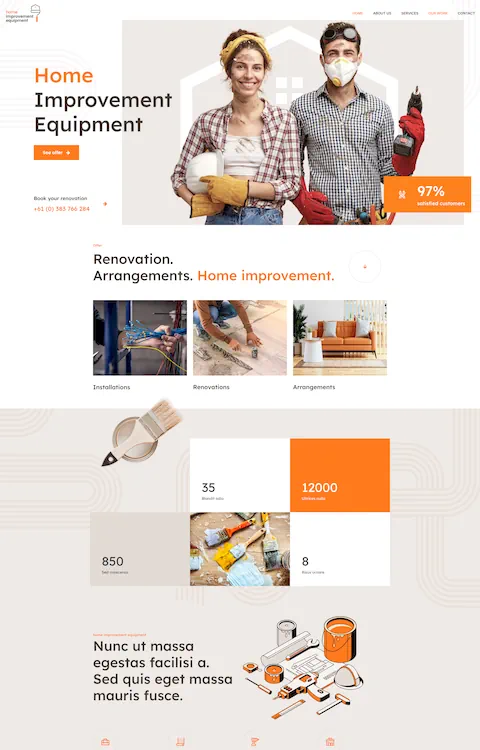 renovate 5 cheap website design in