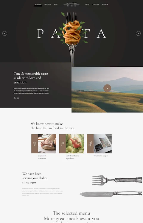 restaurant 6 cheap website design in