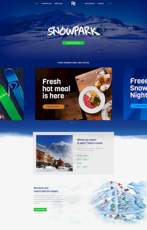 snowpark cheap website design in