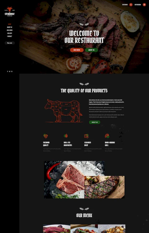steak 2 cheap website design in