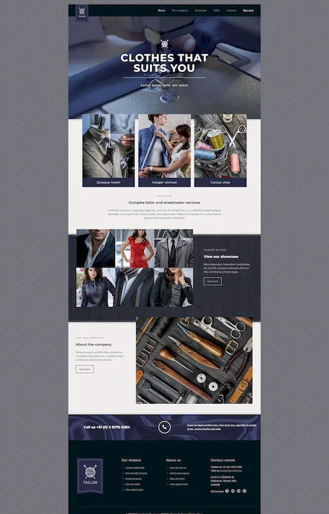 tailor cheap website design in