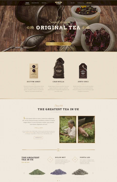 tea cheap website design in