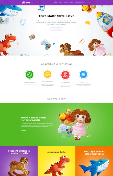 toy cheap website design in