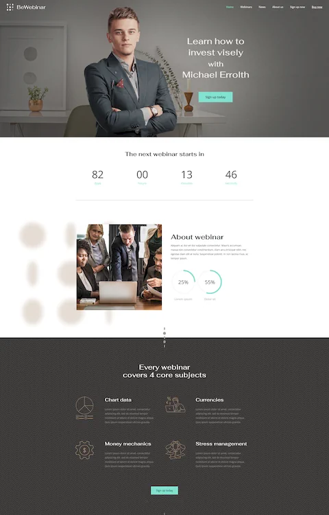 webinar cheap website design in